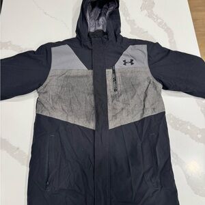 Under Armour kids Black and Gray Performance Jacket